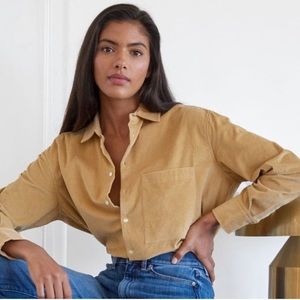 AYR Corduroy Deep End Button Down - Size Medium